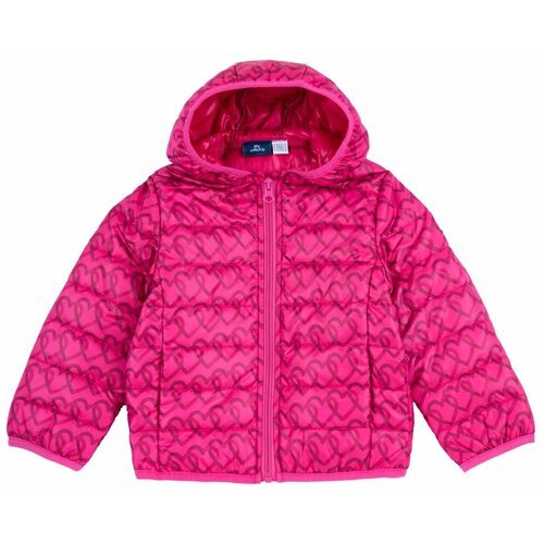 Куртка Chicco для девочек, средней длины, размер 92, розовый