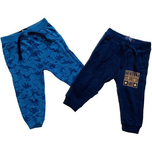 Комплект: брюки для мальчика, 2 шт. Цв:голубой/синий