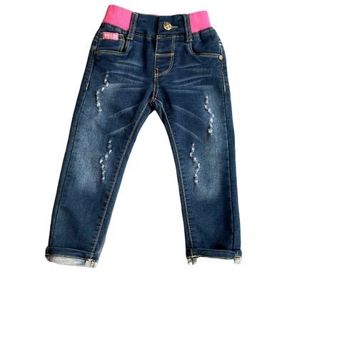 NZA-1195 Брюки джинс для девочки размер:74 HappyTree