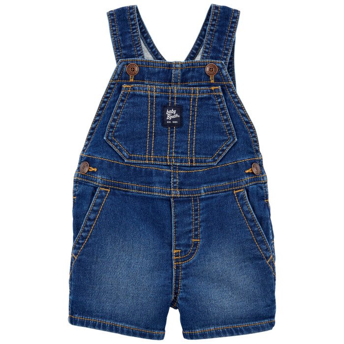 Брюки и джинсы OshKosh B'gosh Полукомбинезон джинсовый K320112