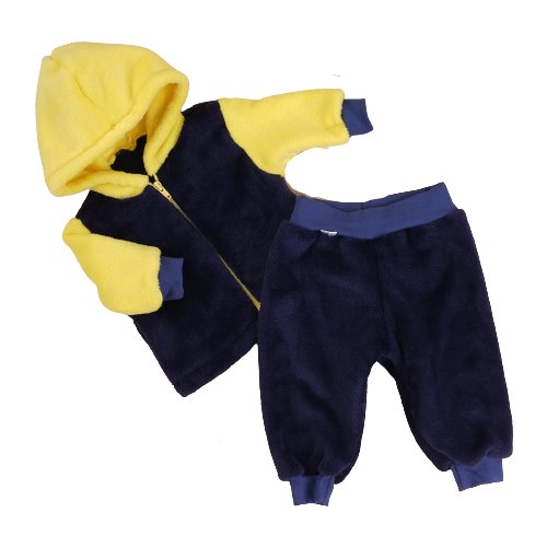 Детский костюм / костюм для мальчика / костюм для девочки / детский комплект / Снолики / велсофт, синий-желтый р-р 62