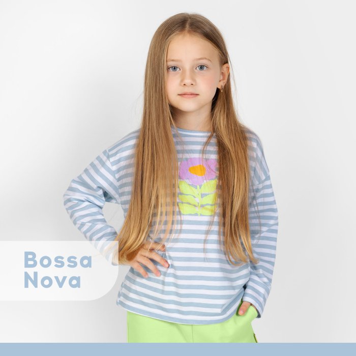 Водолазки и лонгсливы Bossa Nova Лонгслив для девочки 177В23-171