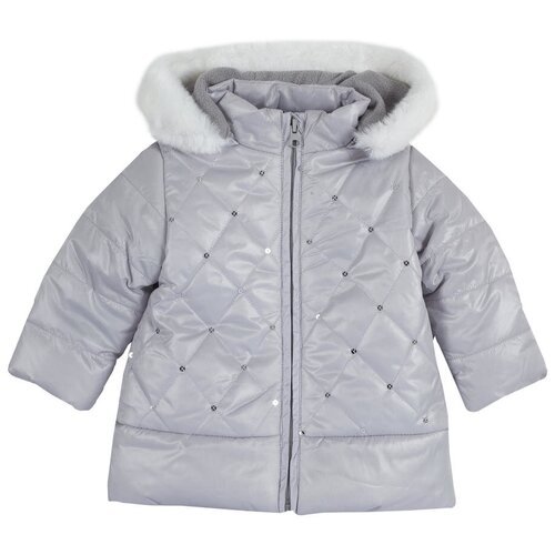 Куртка Chicco для девочек, размер 074, цвет светло-серый