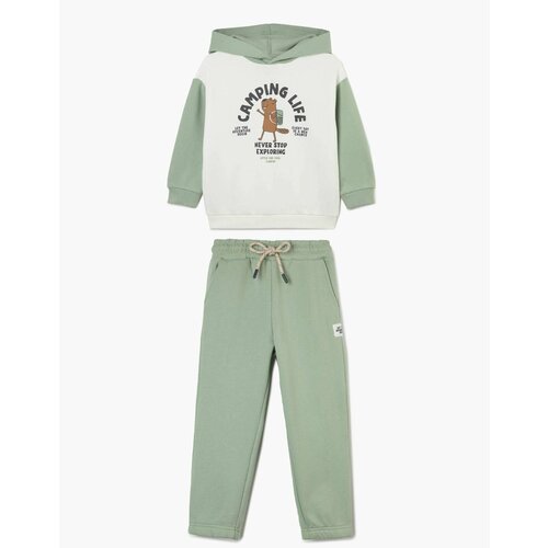 Комплект одежды Gloria Jeans для мальчиков, размер 2-3г/98, зеленый, белый