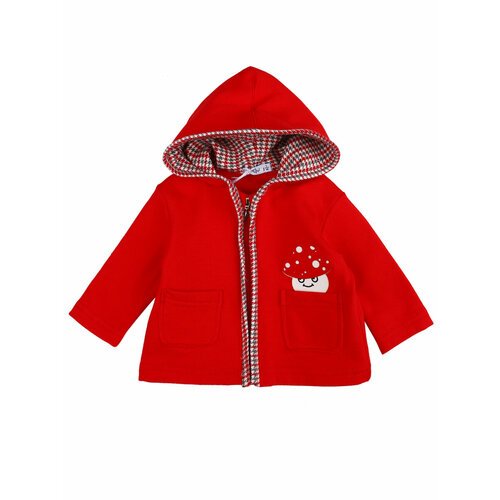 Пальто Y-CLU' для девочек, размер 53, красный