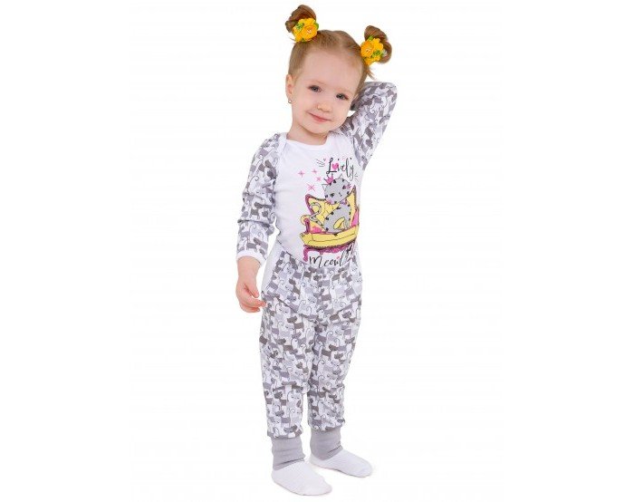 Комплекты детской одежды Babyglory Костюм боди и штанишки Kitty Lovely