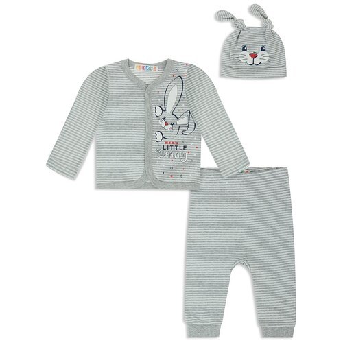 Комплект одежды для новорожденных Me&We цв. Св.Серый р. 62
