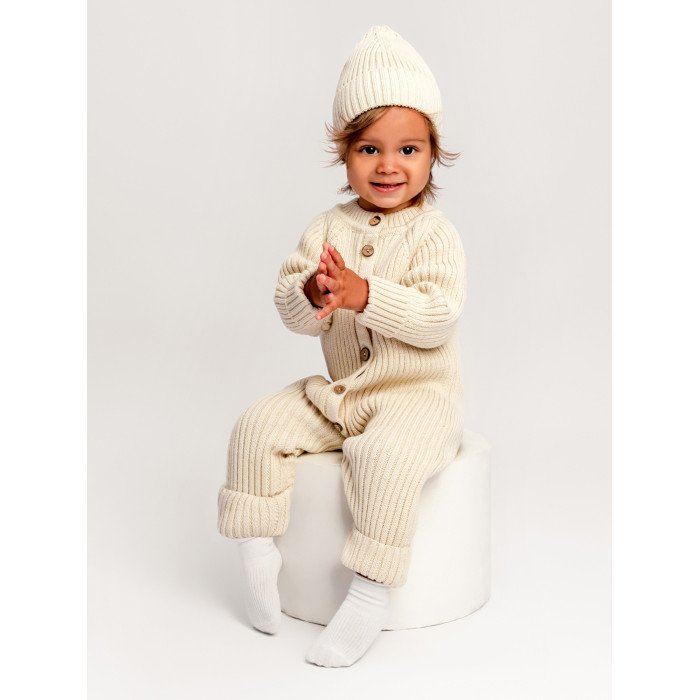 Комплекты детской одежды AmaroBaby Комбинезон вязанный с шапочкой Pure Love Tot
