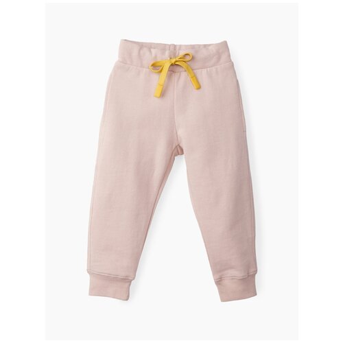 Брюки джоггеры Happy Baby детские, карманы, размер 86-92, розовый