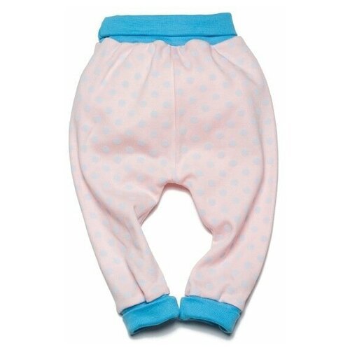 Бриджи Pinito детские, карманы, размер 74, розовый, голубой