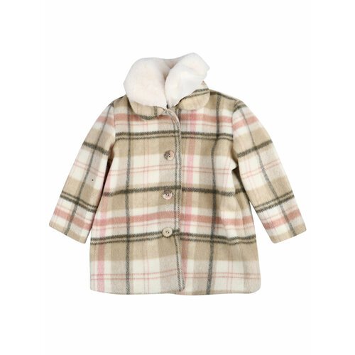 Пальто Y-CLU', демисезон/зима, для девочек, размер 53, мультиколор