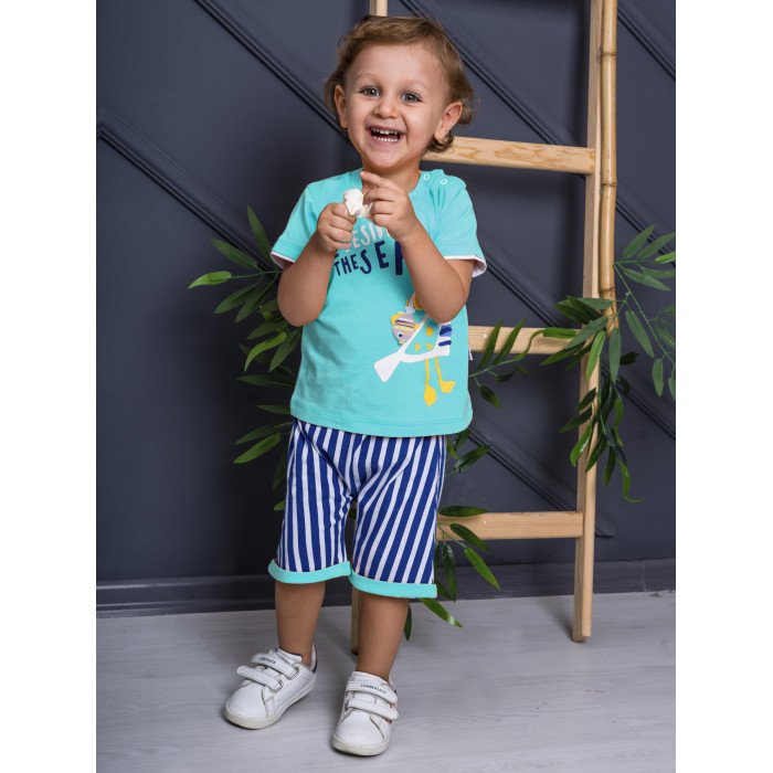 Комплекты детской одежды Mini World Комплект для мальчика (футболка, шорты) MW16511
