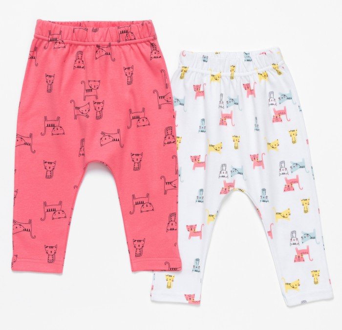 Штанишки и шорты Artie Штанишки для девочек Basic Babywear 2ABr-709d 2 шт.